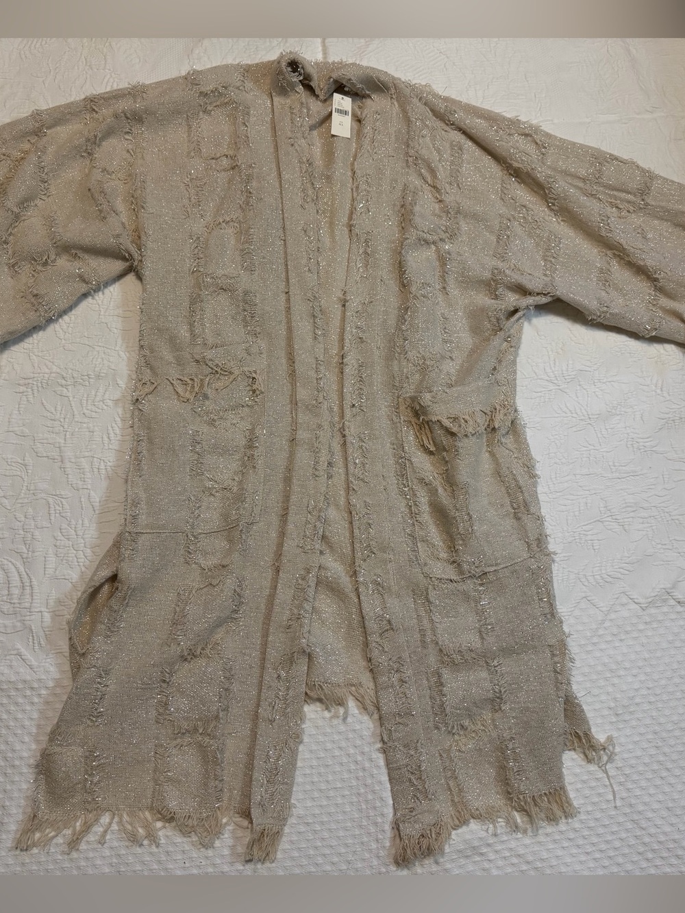By Anthropologie Fringed Kimono